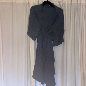 Gray Waffle Bathrobe